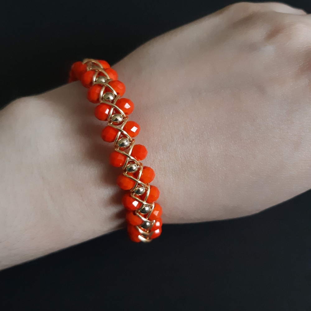 Beaded Wire Bracelet